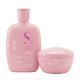 Набор Alfaparf Milano Semi Di Lino Moisture Nutritive DUO шампунь и маска для сухих волос, 250 + 200 мл