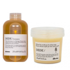 Набір Davines Essential Dede DUO шампунь та кондиціонер для делікатного очищення волосся, 2х250 мл