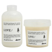 Набір Davines LOVE Curl шампунь і маска для кучерявого волосся, 2х250 мл