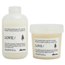 Набір Davines LOVE Curl шампунь і маска для кучерявого волосся, 2х250 мл