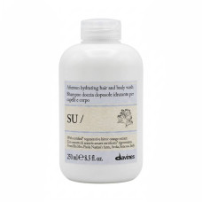 Відновлюючий шампунь Davines SU Hair And Body Wash для тіла і волосся після сонця, 250 мл