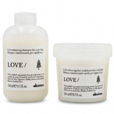 Набір Davines LOVE Curl шампунь та кондиціонер для кучерявого волосся, 2х250 мл