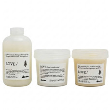 Набір Davines LOVE Curl шампунь, кондиціонер та маска для кучерявого волосся, 3х250 мл