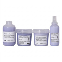 Набор Davines Love Lovely Smoothing шампунь, кондиционер, маска и сыворотка для разглаживания волос 3x250+150 мл
