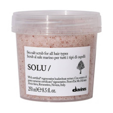 Очищуюча паста-скраб для волосся Davines SOLU Sea Salt Scrub Cleancer з морською сіллю, 250 мл