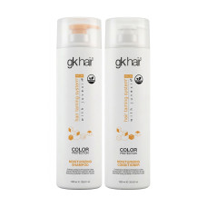 Набір GKhair Global Keratin Moisturizing зволожуючі шампунь та кондиціонер, 2x1000 мл