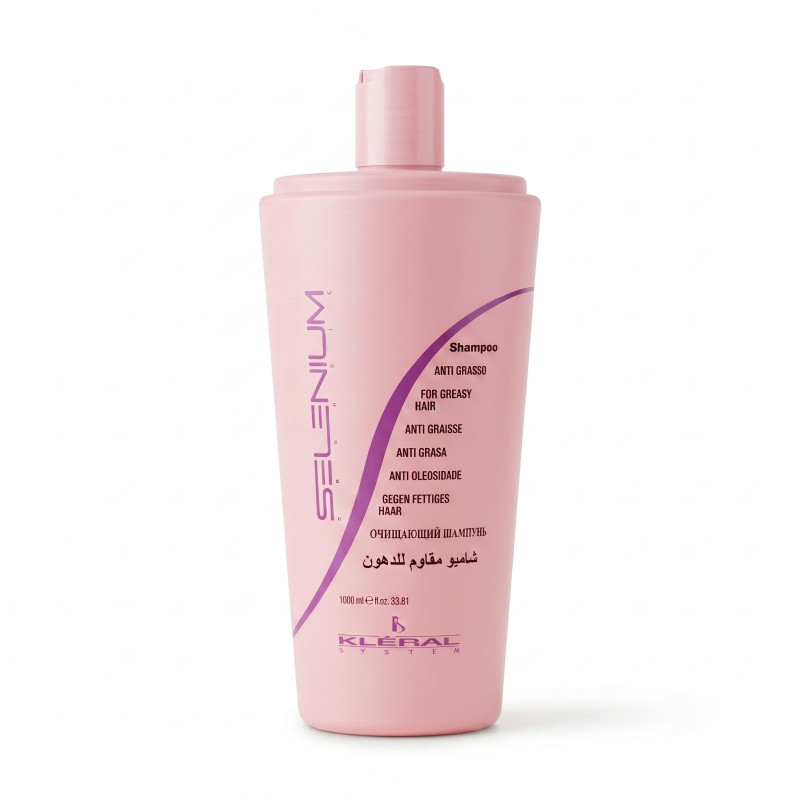 Kleral System Selenium Anti-Greasy Shampoo – балансирующий шампунь для жирных волос и кожи головы, 1000 мл