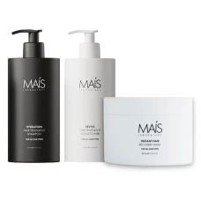 Набір Mais Hydration Hair Treatment TRIO шампунь, кондиціонер і маска для зволоження і відновлення волосся 3х500 мл