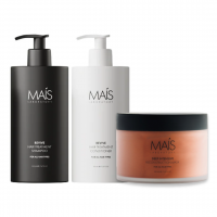 Набор Mais Revive Hair Treatment TRIO шампунь, кондиционер и маска для восстановления поврежденных волос 3х500 мл