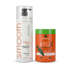 Набір ботекса для волосся NATUREZA BTOX Cenoura, 30/50 г (розлив)
