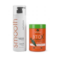Набір ботекса для волосся NATUREZA BTOX Cenoura, 30/50 г (розлив)