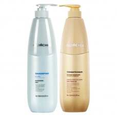 Набір Olorchee Ice Cool DUO шампунь та кондиціонер для нормального та жирного волосся 2x800 мл