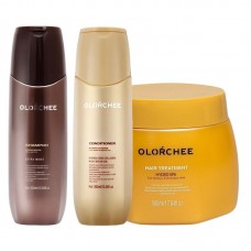Набір Olorchee Nourshing Moisture TRIO-1 шампунь, кондиціонер і маска для живлення та зволоження волосся 2х300+500 мл