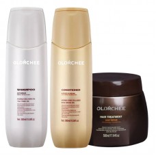 Набір Olorchee Anti Grease TRIO-1 шампунь, кондиціонер і маска для жирного волосся і шкіри голови 2х300+500 мл