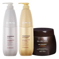 Набор Olorchee Anti Grease TRIO-2 шампунь, кондиционер и маска для жирных волос и кожи головы 2х800+500 мл