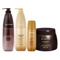 Набор Olorchee Nourshing Moisture QUAD-3 шампунь, кондиционер, маска, крем для питания и восстановления волос 2х800+500+300 мл