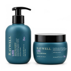 Набір Raywell B.io LISS Smoothing DUO шампунь і маска для розгладжування пухнастого волосся, 275+245 мл