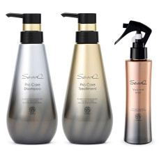 Набір S-Heart-S Sasso TRIO шампунь, маска, спрей для професійного догляду за волоссям і шкірою голови, 2х400+150 мл