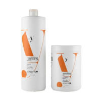 Набор Sinergy Nourishing DUO L1 шампунь и маска для сухих и повреждённых волос, 2х1000 мл
