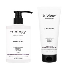 Відновлювальний набір Triology Fiberplex DUO шампунь і кондиціонер для пошкодженого та фарбованого волосся, 500+200 мл
