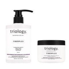 Відновлювальний набір Triology Fiberplex DUO шампунь і маска для пошкодженого та фарбованого волосся, 500+330 мл