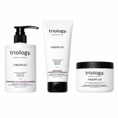 Відновлювальний набір Triology Fiberplex TRIO шампунь, кондиціонер і маска для пошкодженого і фарбованого волосся, 500+200+330 мл