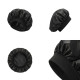 Satin Bonnet Нічна атласна шапочка для сну на резинці, чорна