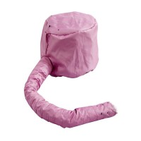 Шапка термо-ковпак сушуар для сушіння волосся феном рожева