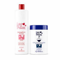 Набір ботексу Love Potion Love Tox Collagen для відновлення і розгладжування волосся, 2х1000 мл