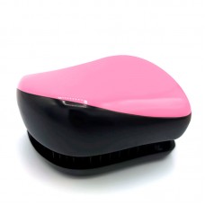 Гребінець для волосся Tangle Teezer Compact матовий чорно-рожевий