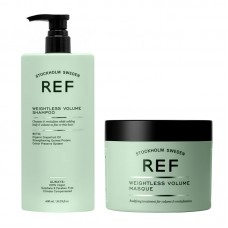 Набір "Для об'єму волосся" REF DUO Weightless Volume шампунь та маска, 600/250 мл