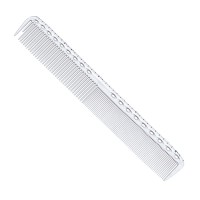 Комбинированный гребень планка Dr.Tsang Japan Comb G35 для стрижки волос с разметкой, 210 мм белый