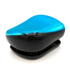 Гребінець для волосся Tangle Teezer Compact глянсовий чорно-синій