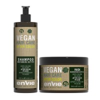 Набор Envie Vegan After Color Murumuru Butter шампунь и маска для окрашенных волос с маслом муру муру (EN863/EN865) 2x300 г (разлив)