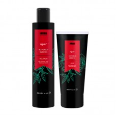 Набір відновлюючий Invidia Botoplus Keratin шампунь та маска для пошкодженого волосся з кератином (EIN2042/EIN2042) 2х200 мл