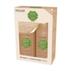 Набір "шампунь + кондиціонер" Duo Inoar Macadamia Care для домашнього догляду