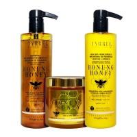 Набір Tyrrel Honung Honey для колагенової реконструкції пошкодженого волосся 3х500 г