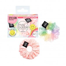 Резинка-браслет для волосся Invisibobble SPRUNCHIE Duo Retro Dreamin Hue-Man Love (2 шт.)