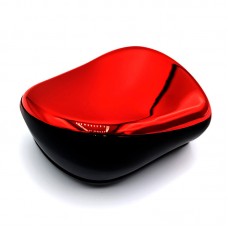 Гребінець для волосся Tangle Teezer Compact глянсовий чорно-червоний