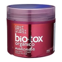 Ботекс Oshi Goshi Bio-Tox Organico Matizador Queratina Extrato de Acai для осветленных волос, 480 г