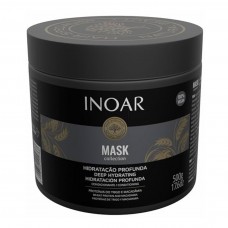 Лiпiдна маска Inoar Macadamia Mask для глубокого зволоження волосся, 500 мл (заводська)