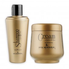 Набір KLERAL System DUO Semi di Lino шампунь і маска з олією льону для пошкодженого волосся, 2х1000 мл