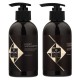 Набор "Жидкий Шелк" Hadat Liquid Silk DUO шампунь и кондиционер для восстановления блеска и гладкости волос 2х250 мл