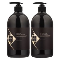 Набор "Жидкий Шелк" Hadat Liquid Silk DUO шампунь и кондиционер для восстановления блеска и гладкости волос 2х800 мл