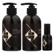 Набор "Жидкий Шелк" Hadat Liquid Silk TRIO шампунь, кондиционер и масло для восстановления блеска и гладкости волос 2х250/60 мл