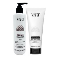 Набір VIART DUO with Caviar Extract шампунь і маска для відновлення і розгладжування волосся, 250+200 мл