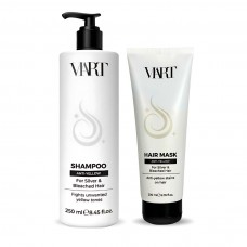 Набір VIART DUO Anti-Yellow шампунь і маска для нейтралізації жовтизни світлого і освітленого волосся, 250+200 мл