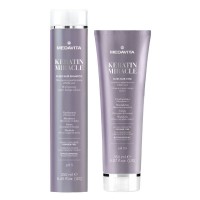 Набор Medavita Keratin Miracle Sleek Hair DUO шампунь и маска для пушистых и непослушных волос 250/150 мл