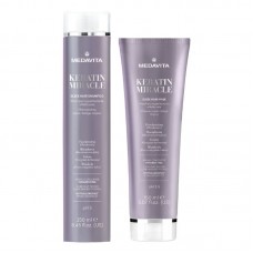 Набір Medavita Keratin Miracle Sleek Hair DUO шампунь і маска для пухнастого та неслухняного волосся 250/150 мл