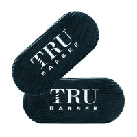 Липучка-фіксатор для волосся Tru Barber чорна (2 шт. в упаковці)